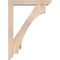 Ekena Millwork Imperial Slat Smooth Bracket w/ Offset Brace, Douglas Fir, 5 1/2"W x 32"D x 44"H BKT0604X32X44IMP06SDF - alternate 3